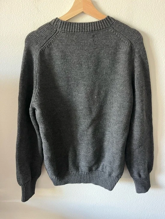 NU SWIM Bodega Merino Sweater in Charcoal - Picture 4 of 6